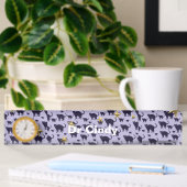 Porte-nom Pour Bureau Chats et Étoiles