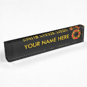 PORTE-NOM POUR BUREAU CHAUD