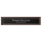 Porte-nom Pour Bureau Check-in de Coigach (Devant)