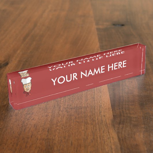 Porte-nom Pour Bureau Chef (Taille)