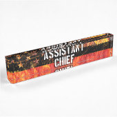 Porte-nom Pour Bureau Chef adjoint