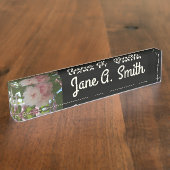 Porte-nom Pour Bureau Cherry Tree I Spring Floral (Taille)