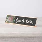 Porte-nom Pour Bureau Cherry Tree I Spring Floral (Devant)