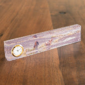 Porte-nom Pour Bureau Chevaux du désert P8639 (Taille)