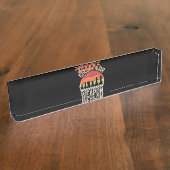 Porte-nom Pour Bureau Choose Your Weapon (Taille)