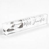 Porte-nom Pour Bureau Chorégraphe enseignant de danse de chaussure Tap