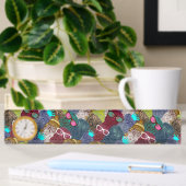 Porte-nom Pour Bureau Chouette dans la couronne