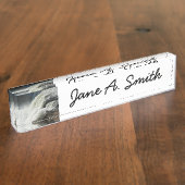 Porte-nom Pour Bureau Chutes d'Ohiopyle en Pennsylvanie (Taille)