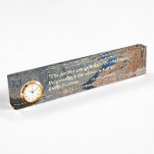 Porte-nom Pour Bureau Citation de Theodore Roosevelt