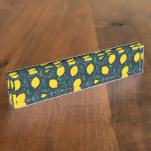 Porte-nom Pour Bureau Citron (Taille)