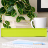 Porte-nom Pour Bureau Citron amer (couleur solide)