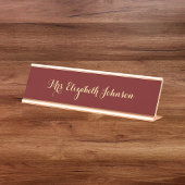 Porte-nom Pour Bureau Classe professionnelle Elegant Enseignant Classe