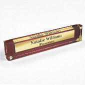 Porte-nom Pour Bureau Classy Executive Gift Gold
