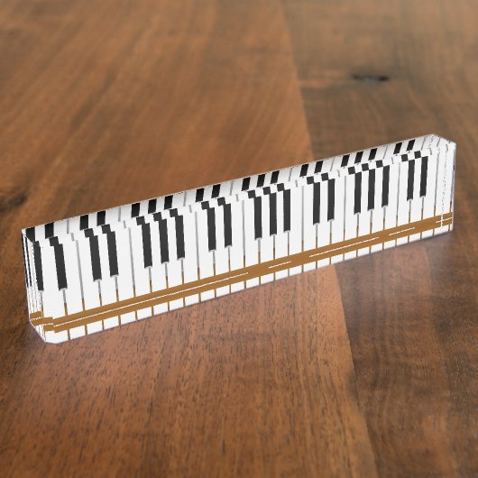 Porte-nom Pour Bureau Clavier électronique (Taille)