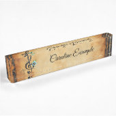 Porte-nom Pour Bureau Clef mécanique