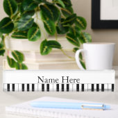 Porte-nom Pour Bureau Clés de piano