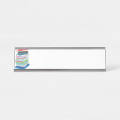 Porte-nom Pour Bureau Club de lecture (Devant)