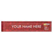 Porte-nom Pour Bureau cocktail Americano (Devant)