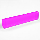 Porte-nom Pour Bureau Code hexadécimal rose néon FF00FF