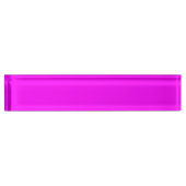 Porte-nom Pour Bureau Code hexadécimal rose néon FF00FF (Devant)