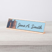 Porte-nom Pour Bureau Coffee Pot Rock I à Sedona Arizona (Devant)