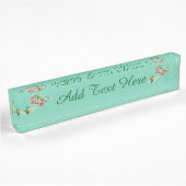 Porte-nom Pour Bureau Colibri