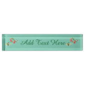 Porte-nom Pour Bureau Colibri (Devant)