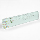 Porte-nom Pour Bureau Colibri