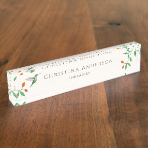 Porte-nom Pour Bureau Colibri