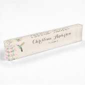 Porte-nom Pour Bureau Colibri