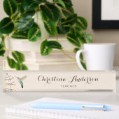 Porte-nom Pour Bureau Colibri