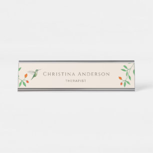 Porte-nom Pour Bureau Colibri