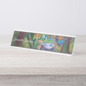 Porte-nom Pour Bureau Colibri (Devant)