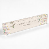 Porte-nom Pour Bureau Colibri