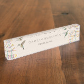 Porte-nom Pour Bureau Colibri   (Taille)