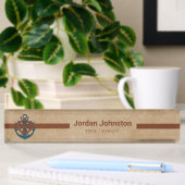 Porte-nom Pour Bureau Commande Et Ancre De Navire