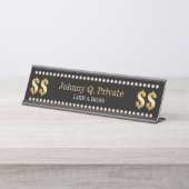 Porte-nom Pour Bureau Comme un patron (Devant)