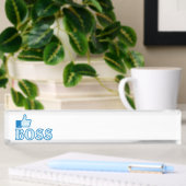 Porte-nom Pour Bureau Comme un patron
