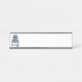 Porte-nom Pour Bureau Comment rouler (Devant)