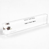 Porte-nom Pour Bureau Conception de dés non fiables