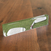 Porte-nom Pour Bureau Conceptions de golf (Taille)