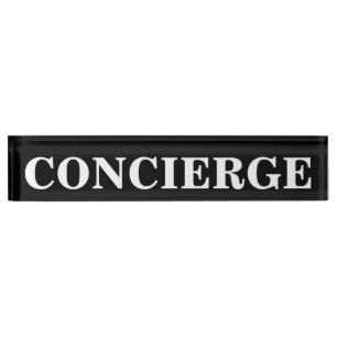 Porte-nom Pour Bureau Concierge