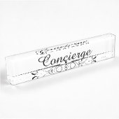 Porte-nom Pour Bureau Concierge