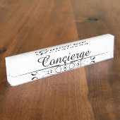 Porte-nom Pour Bureau Concierge (Taille)