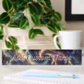 Porte-nom Pour Bureau Consultant Art Abstrait Moderne