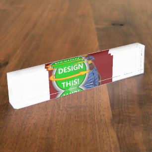 Porte-nom Pour Bureau COOL ! Plaque signalétique du bureau - personnalis