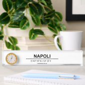 Porte-nom Pour Bureau Coordinates Napoli