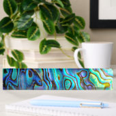 Porte-nom Pour Bureau Coquille d'aluminium
