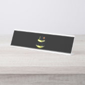Porte-nom Pour Bureau Costume pompier Halloween (Devant)