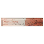 Porte-nom Pour Bureau coucher de soleil (Devant)